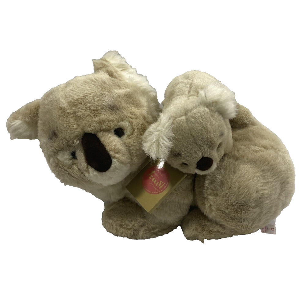 Dakin Trudi Giocattoli Koala & Baby Plush Stuffed Animal Toy Gift New Old Stock